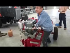 JJCS 50 Mesin Diesel double drum winch trailer