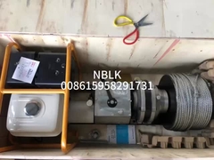 Bagaimana kualitas yang baik dari mesin bensin kami kabel winch penarik pengiriman ke klien