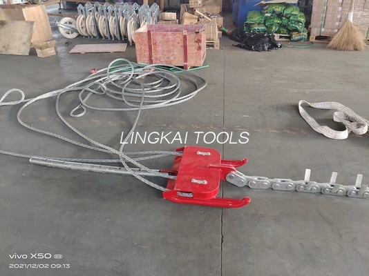Balancing Head Running Board Untuk Overhead line Three Bundle Conductor