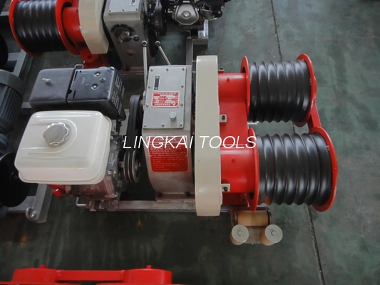 Jalur Transmisi Motorized Pulling Winch 3 Ton Dengan Double Capastans