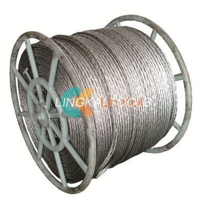 8 12-Strands Anti Twist Wire Rope 24MM Untuk Stringing 6 Konduktor