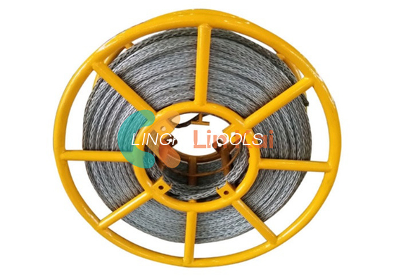 900KN Max Anti Twisting Steel Wire Rope 10mm Untuk Stringing OPGW Dan Ground Wire