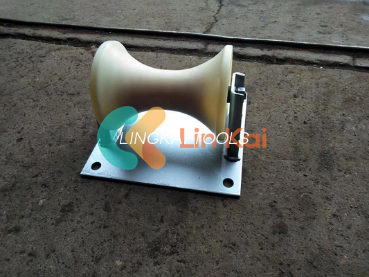 10kN Kapasitas Roller Pulling Kabel Garis Langsung