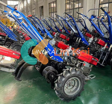 2000 RPM Single Drum Cable Pulling Hand Tractor Dengan Gearbox Empat Kecepatan