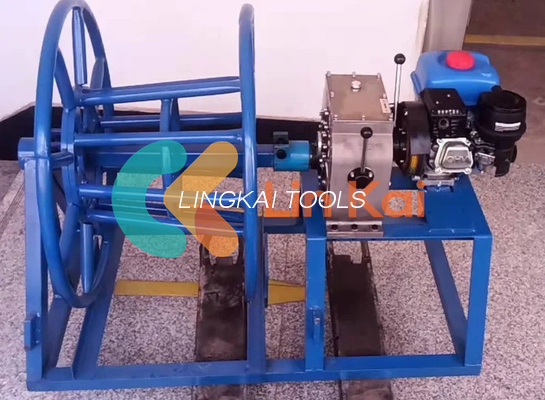 Mesin Pengambil Kawat Max 25KN yang dapat diandalkan untuk Stringing Transmission Line