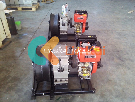 Listrik Pulling Winch Transmission Line Konduktor Stringing Tugas Berat