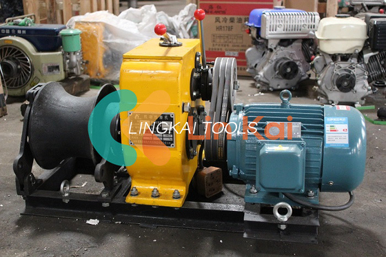 Penggerak kabel yang dapat dilepas dengan tali pinggang drum 3KW / 4KW dengan empat gigi