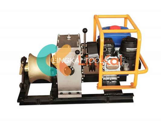 Drum Detachable Heavy Duty Honda Engine Mesin bensin Mesin Cabel Pulling Winch