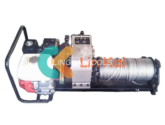 30 Kn Performance Gas Powered Winch Mesin bensin Powered Winch dengan empat gigi dan drum yang bisa dilepas