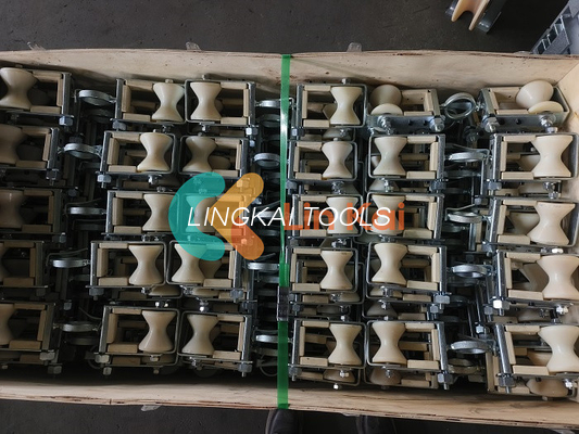 2.2kg OPGW Double Sheaves Support Roller Beban Kerja 2KN