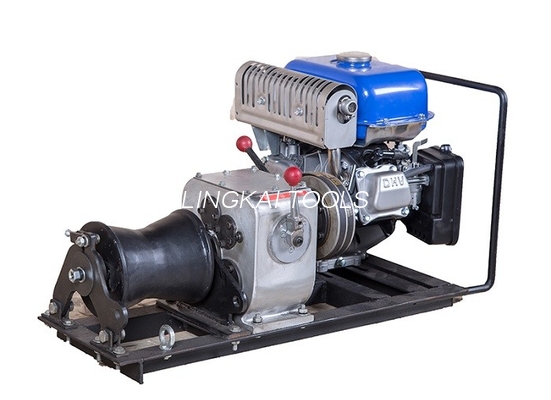 Konstruksi Garis JJM1Q Winch 1 Ton, Kabel Menarik Winch Bertenaga Bensin