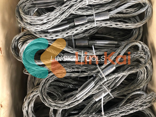 Mesh Socket Joints Untuk Opgw Dan Earth Wire Untuk Opgw Stringing 7-22mm Diameter