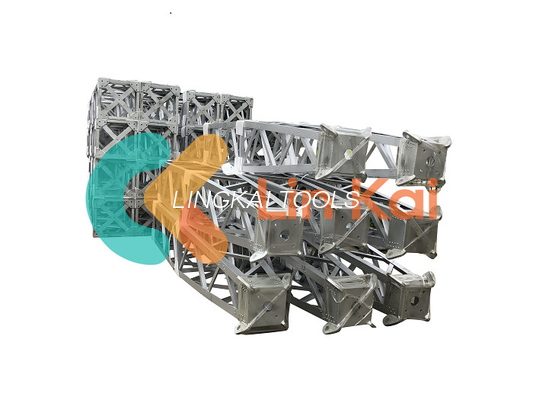 Inner Suspension Aluminium Alloy Gin Pole Tower Erection Tools Garansi 1 Tahun