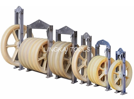 Mc Nylon Transmission Line Stringing Tools Merangkai Pulley 660mm Diameter Besar