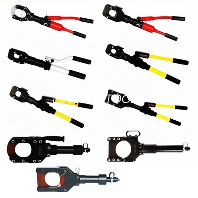 85mm Stroke Hidrolik Crimping Tool Kabel Cutter Untuk Memotong Amoured Cu / Al Kabel Max 85mm
