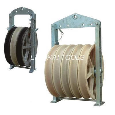 660mm Roda Nilon Dibundel Konduktor Merangkai Blok Katrol