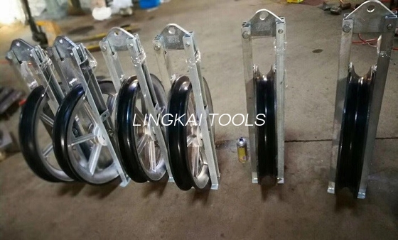 OD 660mm Aluminium Alloy Conductor Pulley Untuk Jalur Transmisi