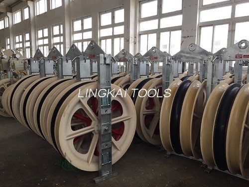 Pulley Konduktor Aluminium Dibundel Untuk Saluran Transmisi 220KVV