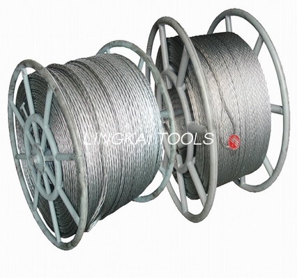 12 Strands Anti Twisting Braided Steel Rope Untuk Merangkai Konduktor Overhead Atau Opgw