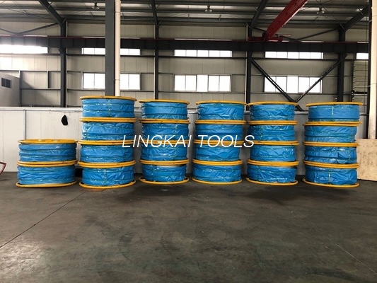 18 Strands Anti Twisting Braided Steel Rope Untuk Merangkai Konduktor Besar Tegangan Tinggi