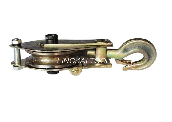 Snatch Blocks dan Wire Rope Pulley dari Peralatan Konstruksi Saluran Listrik