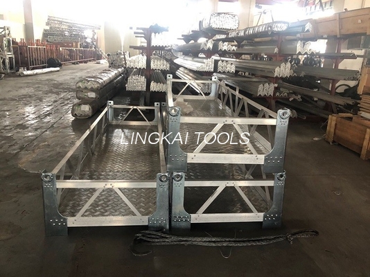 Platform Kerja Paduan Aluminium Untuk Kompresi Sambungan Konduktor Menara