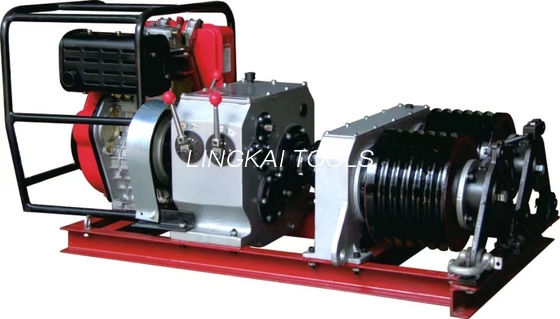 Saluran Transmisi Konduktor Derek Drum Ganda 30 KN 5 T